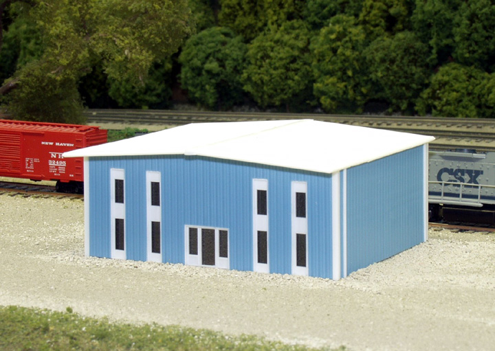 thumbnail image 2 of N Scale Building Kit: (2) Workshop Sheds - Pre-Cut Cardstock Model Railroad 2 of 5